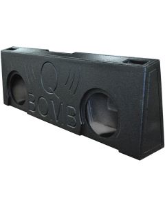 Qpower QBGMC07210 Subwoofer enclosure for 2007 - 2013 GMC, Chevrolet Sierra, Silverado Crew Cab 1500 / 2500 / 3500