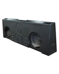 Qpower QBGMC07212 Subwoofer enclosure for 2007 - 2013 GMC, Chevrolet Sierra, Silverado Crew Cab 1500 / 2500 / 3500