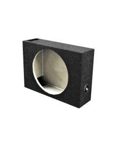 QPower QSHALLOW110V Universal 10 Inches Truck Series Single Shallow Mount Vented Subwoofer Box allows you to cherish quality music even when you drive.