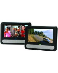 RCA DRC6287 Dual Screen dual DVD player portable headrest monitor system