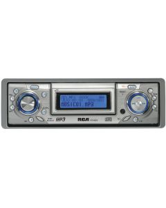 RCA RCM828 AM/FM/CD Flip-Down In-Dash With Portable MP3 USB Player Car Stereo