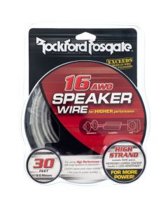 Rockford Fosgate RFWP16-30 30 Foot spool of 16-Gauge Frosted Speaker Wire
