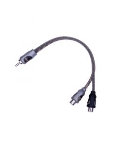 Rockford Fosgate RFIY-1M 1-Male To 2-Female Twisted Pair Y-Adapter 