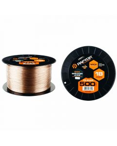 Metra Raptor RSW18-500 18-Gauge 500 Ft Clear Speaker Wire