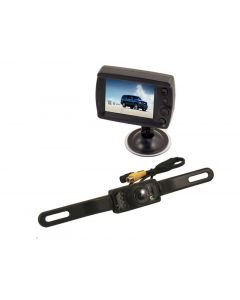 VR3 S-350BC 3.5" Wireless reverse back up camera system - License plate mount camera