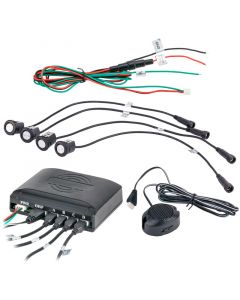 iPark IPTSR400 Parking Assist System with 4 Back up sensors and Speaker