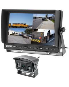 Safesight-RM-1018QAHD 10" 1080P Commercial Quad Screen with sun shade - 4 AHD Video inputs