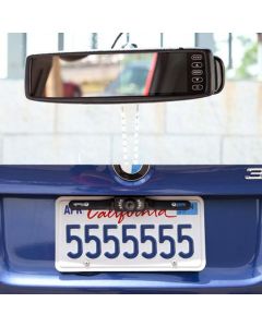 Safesight SC4101-SC0301 Back up camera system with Rearview mirror monitor and license plate camera