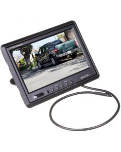 SafeSight TOP-7001 7 car monitor with headrest shroud - Left View