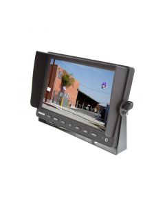 SafeSight TOP-SS-D1004 10" Commerial Back up camera monitor with sun shade - 2 Video inputs