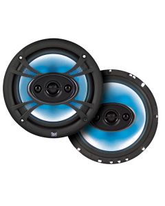 Dual SBX-654 6.5 Inch 4-Way Blue illumiNITE Speakers
