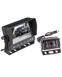 Safesight SC5002 Universal 5 inch LCD Monitor and Heavy Duty Commercial RV Back Up CCD Camera System w 120 degrees Wide Angle Weatherproof Camera