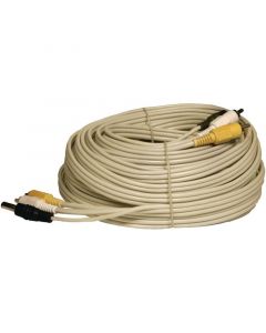 Security Labs SLA-23 A/V/Power Coaxial Camera Cable with External Coupler, 50 ft