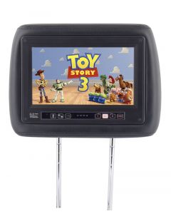 DISCONTINUED - Sound Storm (SSL) SSL SH92IG 9.2 Inch Universal Replacement Headrest Widescreen LCD Monitor with IR Infrared Audio Transmiter - Grey