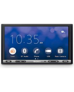Sony XAV-AX150 Double DIN Digital Receiver with 6.95" Resistive Touchscreen Display with Apple Carplay and Android Auto
