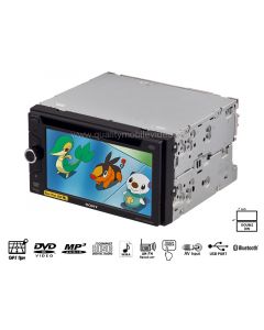 Sony XNV-660BT Double DIN In Dash Multimedia DVD Receiver with 6.1 inch Touchscreen LCD Monitor, TomTom GPS Navigation, USB and Bluetooth