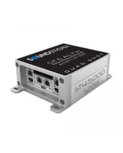 Soundstream ST4.500D Stealth Series 500 Watt Class D 4-Channel Amplifier 