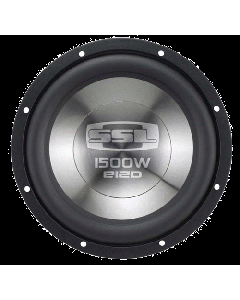 DISCONTINUED - Sound Storm (SSL) E10D E Series 10 Inch Double 4 Ohm Voice Coil 1200 Watt Subwoofer with Silver Metallic Poly Injection Cone