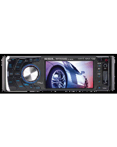 Sound Storm (SSL) SD364B Single DIN In Dash 3.6 Inch Widescreen LCD Monitor with Bluetooth, Detachable Face and DVD Multimedia Receiver