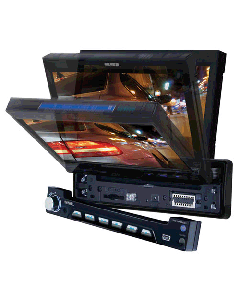 DISCONTINUED - Sound Storm (SSL) SD706MI In Dash DVD/MP3/CD Player with Motorized Flip Out 7 Inch Widescreen Touchscreen LCD TFT Monitor and iPod Control