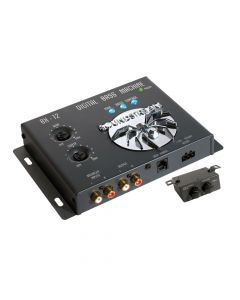 Soundstream BX-12 Digital Bass Reconstruction Processor with Dash Mount Remote Control - Black