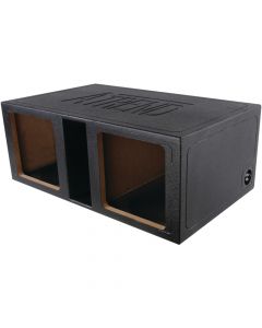 ATREND-XLINE SPL-10DVK 10" Atrend Series Dual SPL Vented Enclosure with Bed Liner Finish