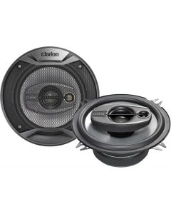 DISCONTINUED - Clarion SRQ1331R 5 1/4 Inch 3-Way Multiaxial Car Speakers Custom Fit (Pair - 200 Watts Peak Power)