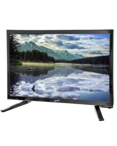 22 Inch TV, FHD LED Flat Screen TV 1080p IPS Display w/Digital Dual Tuners  ATSC/HDMI/VGA/AV/USB, 12 Volt RV TV Built in Dual Speakers Suitable for