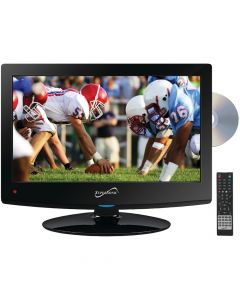 SuperSonic SC1512 15.6" HD LED TV and DVD Combo with AC/DC power adapter