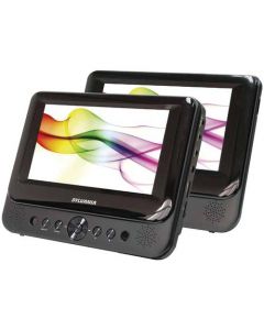 Sylvania SDVD8739 7" Dual-Screen Single Portable DVD Player