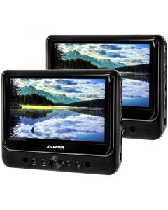 Sylvania SDVD9805 9" Dual-Screen Dual Portable DVD Player - Main