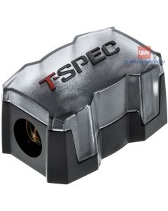 T-Spec V12FDB-124M V12 Series 2 Position MANL Fused Distribution Block with 0 Gauge Input and 4 and 8 Gauge Output