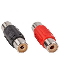 T-Spec V6RCA-BFN Nickel RCA Barrel Connectors - Pair