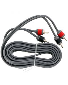T-Spec V8RCA-32 3 Foot V8 Series Two-Channel RCA Audio Cable in Matte Grey