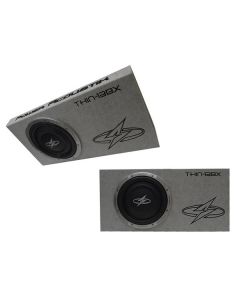 DISCONTINUED - Power Acoustik THIN-13BX 13.25 Inch 700 Watt Slim Mount 0.6 Cubic Foot Preloaded Subwoofer Enclosure