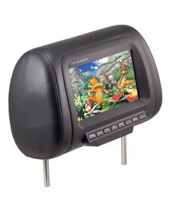DISCONTINUED - Accelevision THR700B 7" Dual headrest monitors - Pair - Black