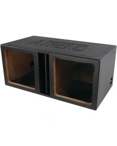 DISCONTINUED - ATREND-XLINE TL-12DVK Atrend Series Dual Slammer Vented Divided L5/L7 Enclosure With Bed Liner Finish 12"