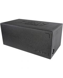 DISCONTINUED - ATREND-XLINE TL-15DV Atrend Series Dual Slammer Vented Divided Enclosure with Bed Liner Finish 15"