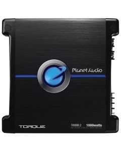Planet Audio TR1000.2 Torque Series 1000 Watts Class AB 2 Channel Car Audio Amplifier