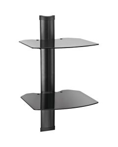 DISCONTINUED - Omnimount TRIA 2 B Tria 2-Shelf Wall Furniture System Black