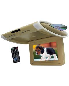 Tview T101DVFD-TN 10.1 inch Overhead DVD Player - Tan