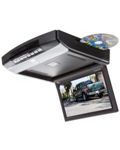 DISCONTINUED - Tview T1023DVFD 10.2 Inch Overhead DVD player with USB/SD card reader amd LED dome lights-Black