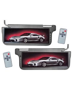 Tview T1220SVGR 12.2 inch Dual Sun Visor Monitors - Grey