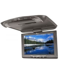 DISCONTINUED - Tview T1226FDIR 12" Overhead flip down monitor with Infrared headphone transmitter-Tan