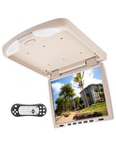 Tview T144DVFDTAN Tan 14 Inch Overhead DVD player - Right side