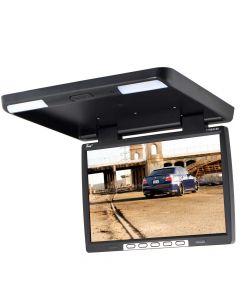 Tview T156IR 15.4 Inch Roof Mount Flip Down LCD Monitor - Black