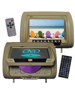 Tview T939DVPLTAN Headrest DVD Players - Master screen