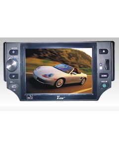 Tview DVD50TS 5 Inch Single DIN Touchscreen Motorized TFT LCD Monitor and DVD Multimedia Player with Detachable Face