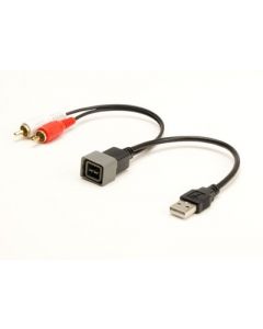 PACUSBNI1 2011-Up Nissan 8-pin OEM USB Port Retention Cable features: