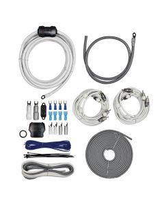 T-Spec V10-4DAK Universal RCA Cable 4 Gauge V10 Series Dual Amplifier Installation Kit